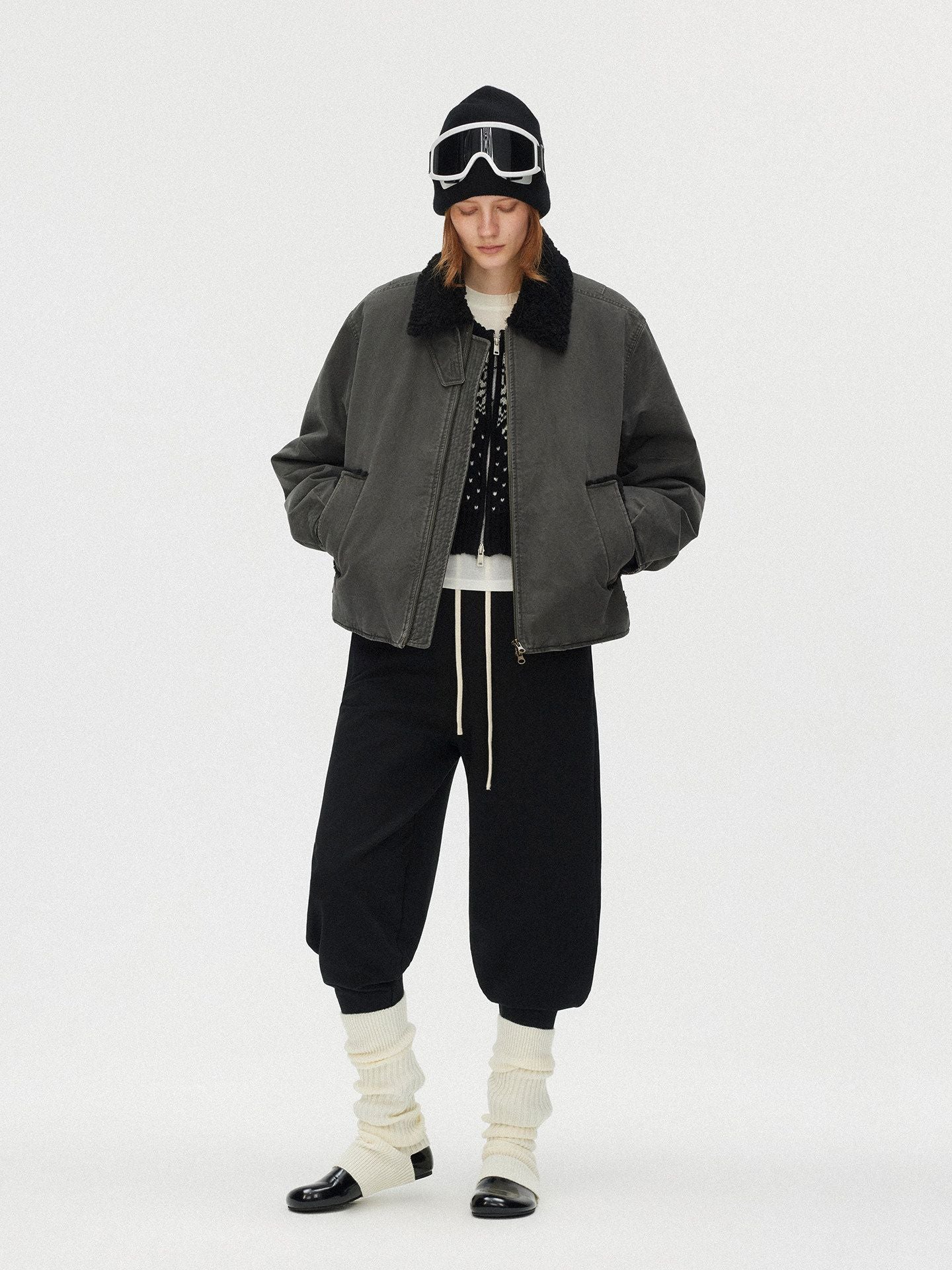 Shearling Collar Bomber - Image 2