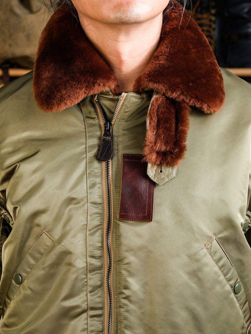 Shearling Collar Bomber - Image 3