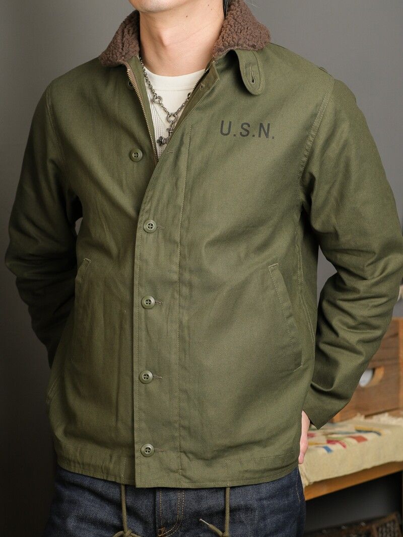 Shearling Collar Deck Jacket - Image 2
