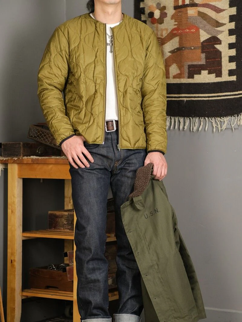 Shearling Collar Deck Jacket - Image 3