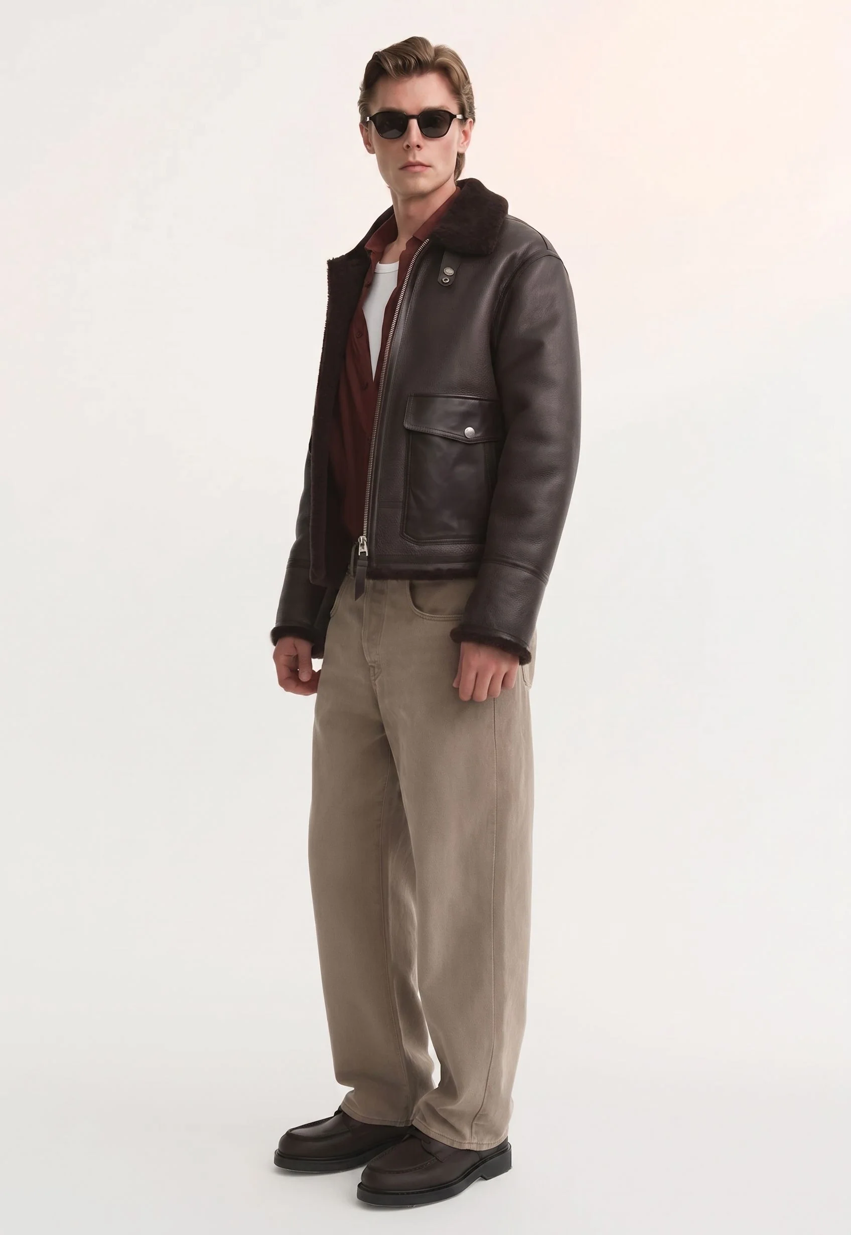 Shearling Collar Jacket - Image 3