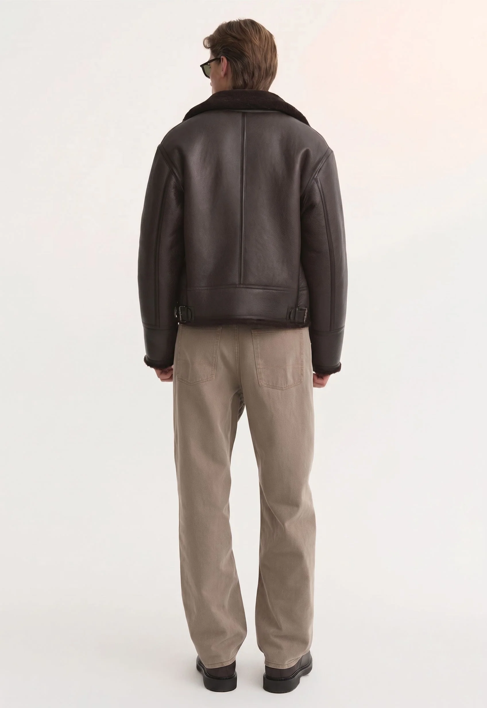 Shearling Collar Jacket - Image 4