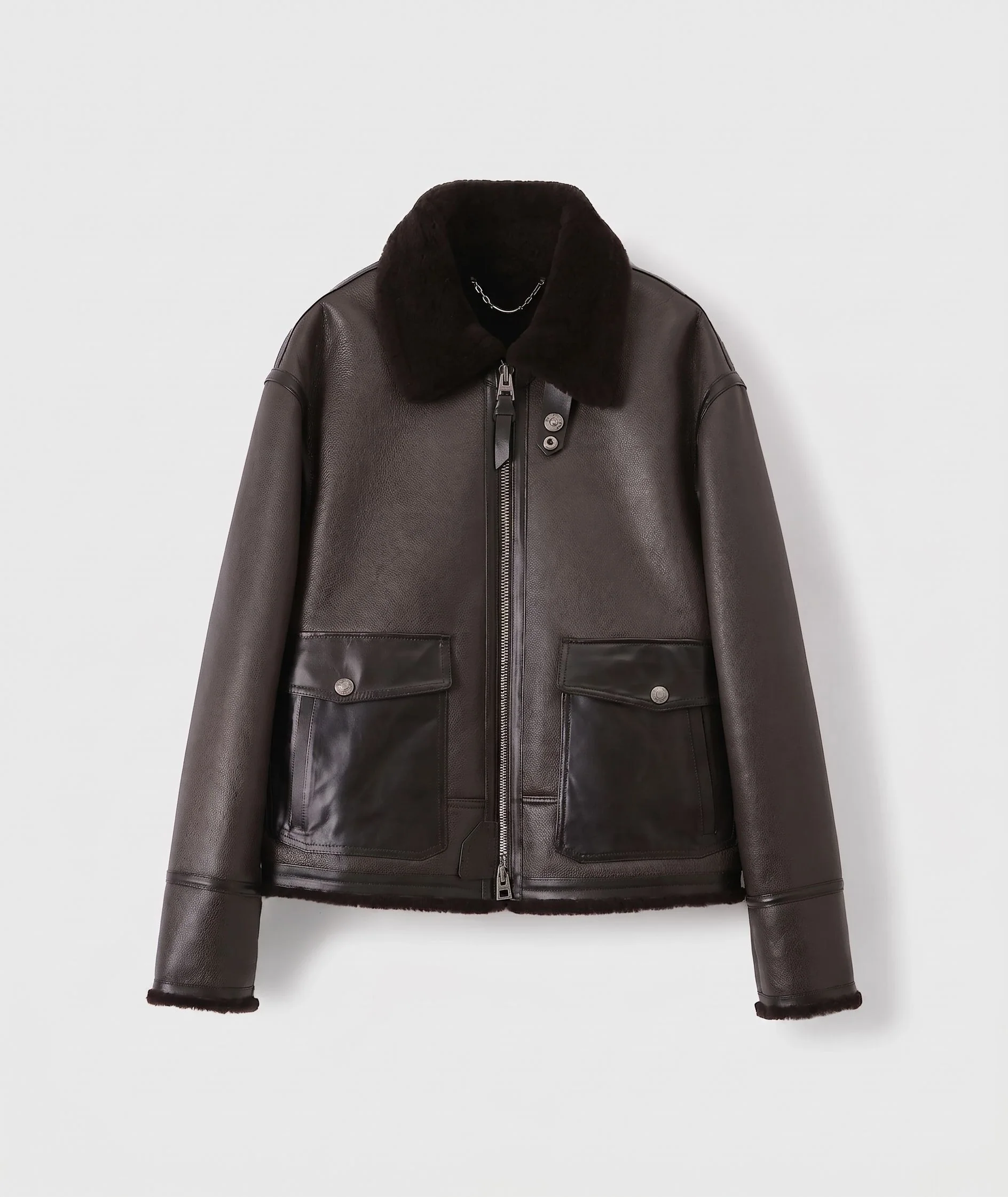 Shearling Collar Jacket - Image 6