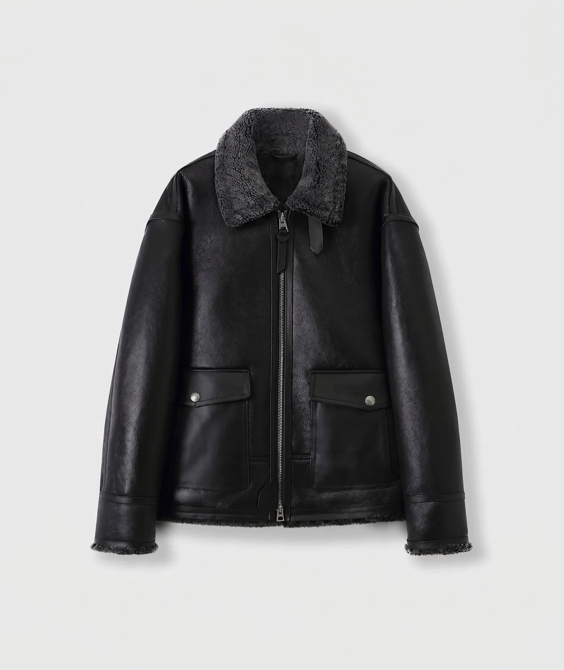 Shearling Collar Jacket - Image 7
