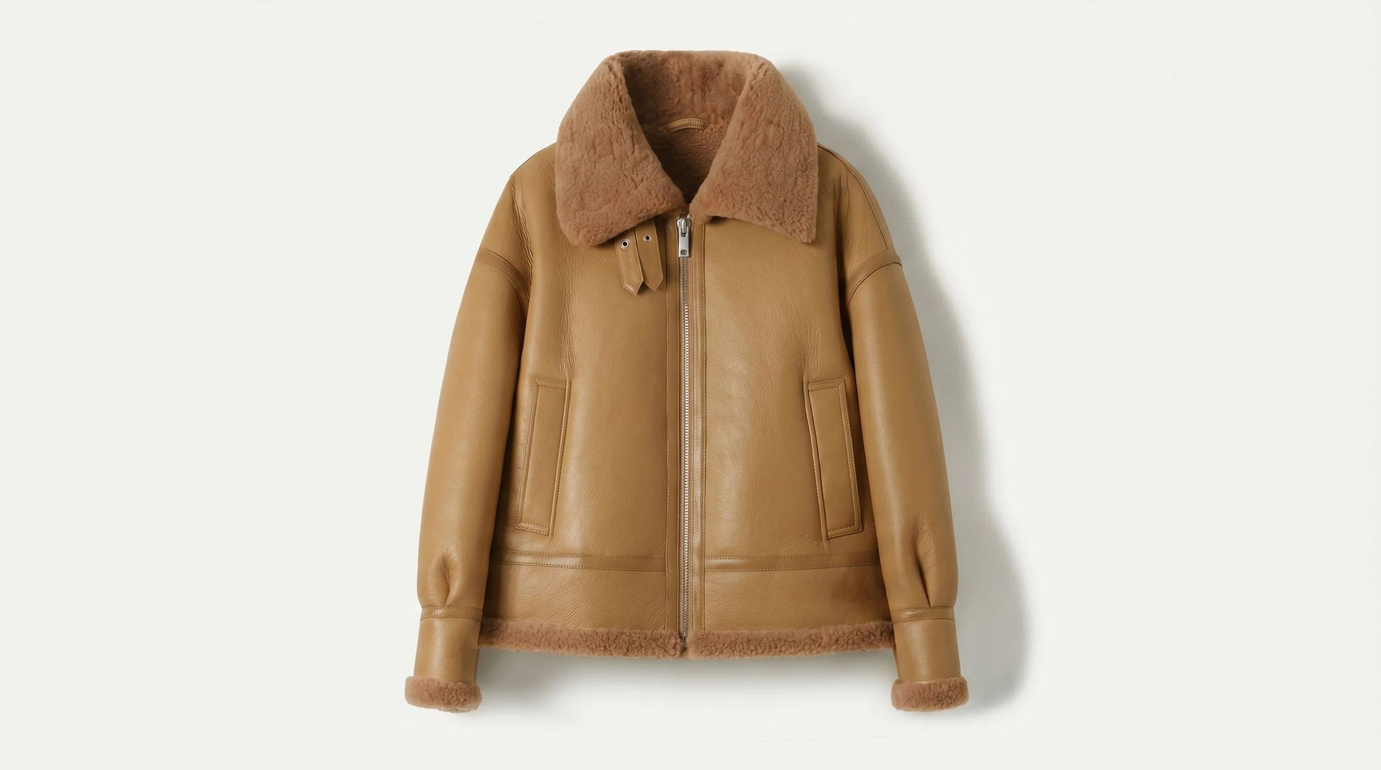 Shearling Collar Jacket - Image 6