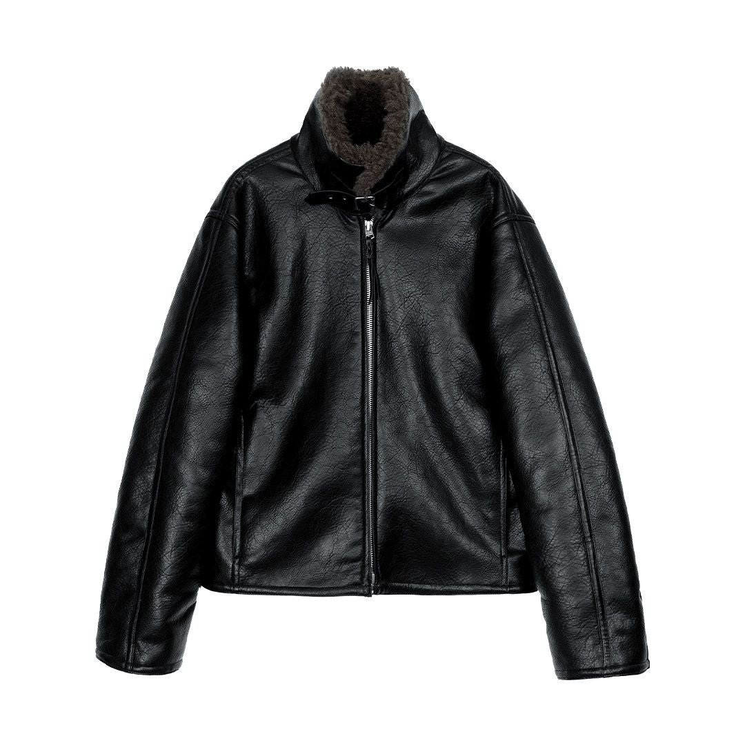 Shearling Collar Jacket - Image 6