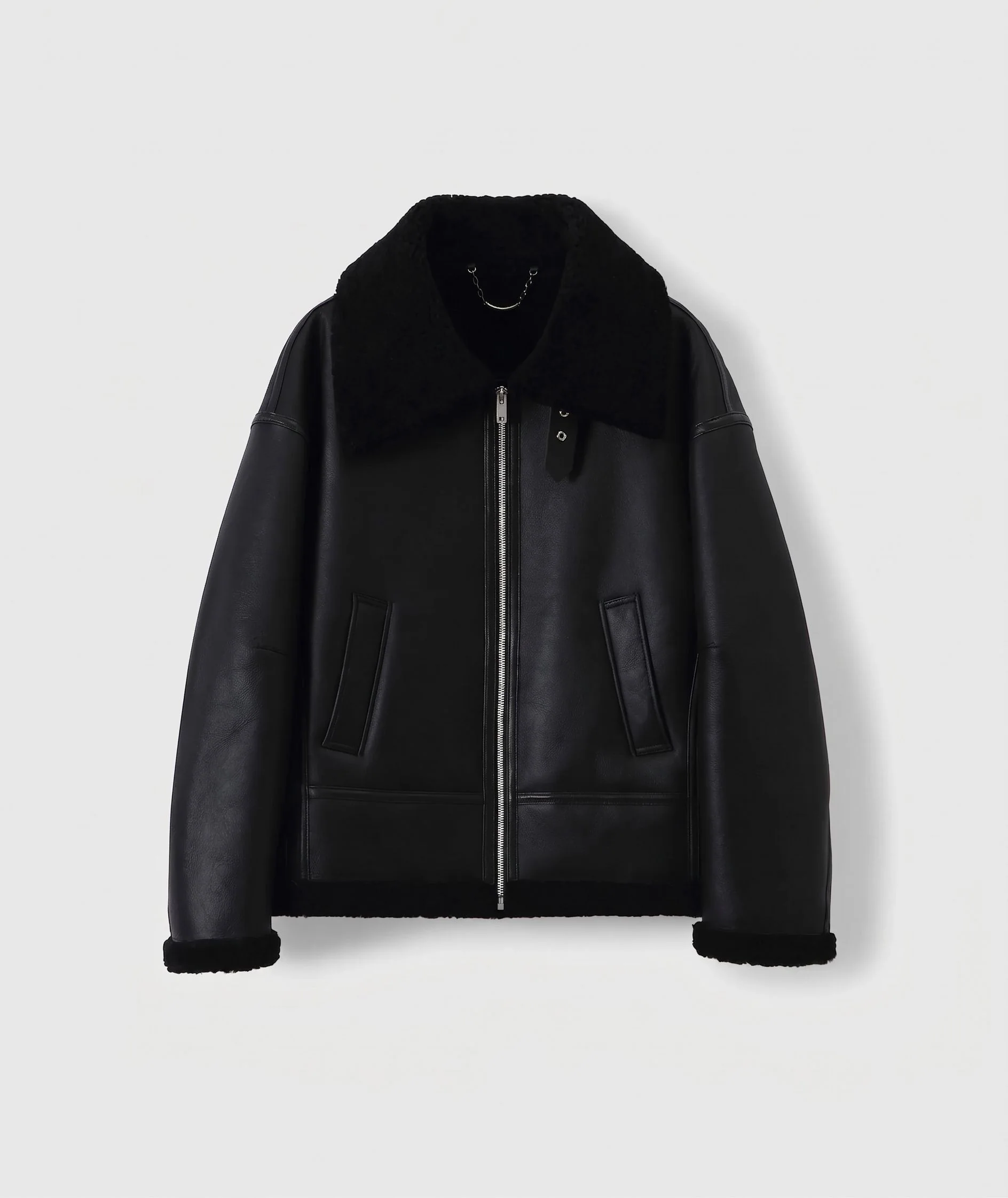 Shearling Collar Jacket - Image 7