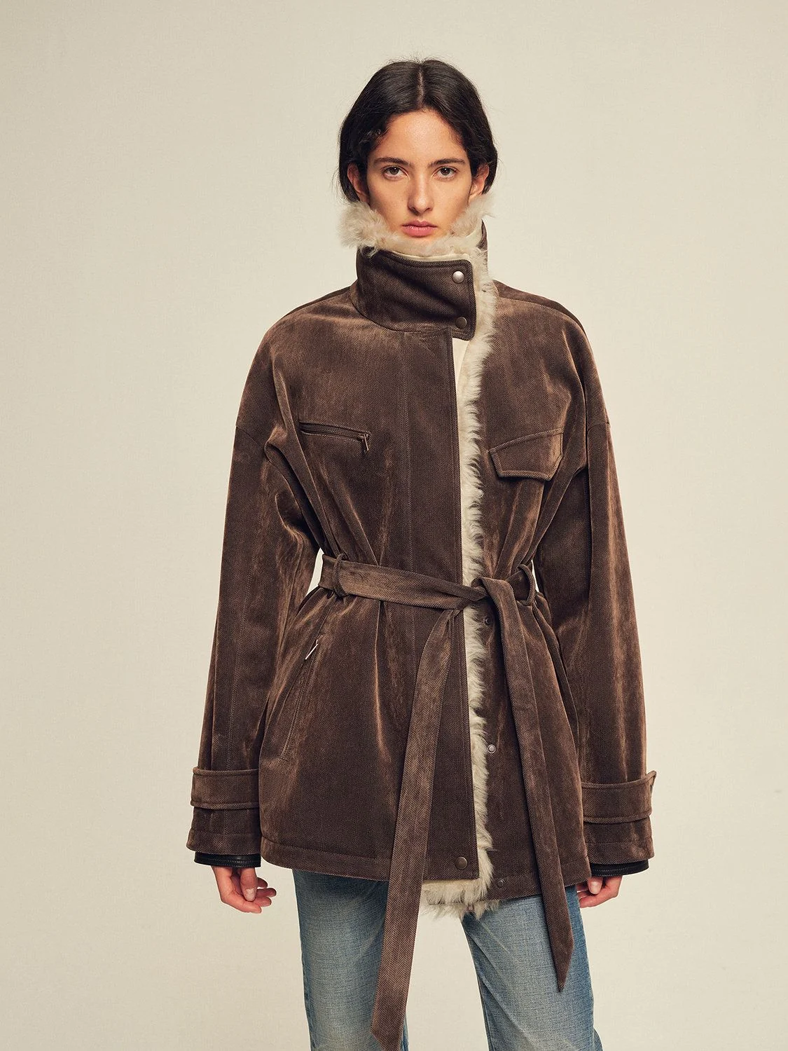 Shearling Collar Parka - Image 3