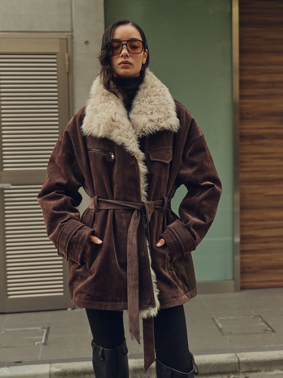 Shearling Collar Parka - Image 5