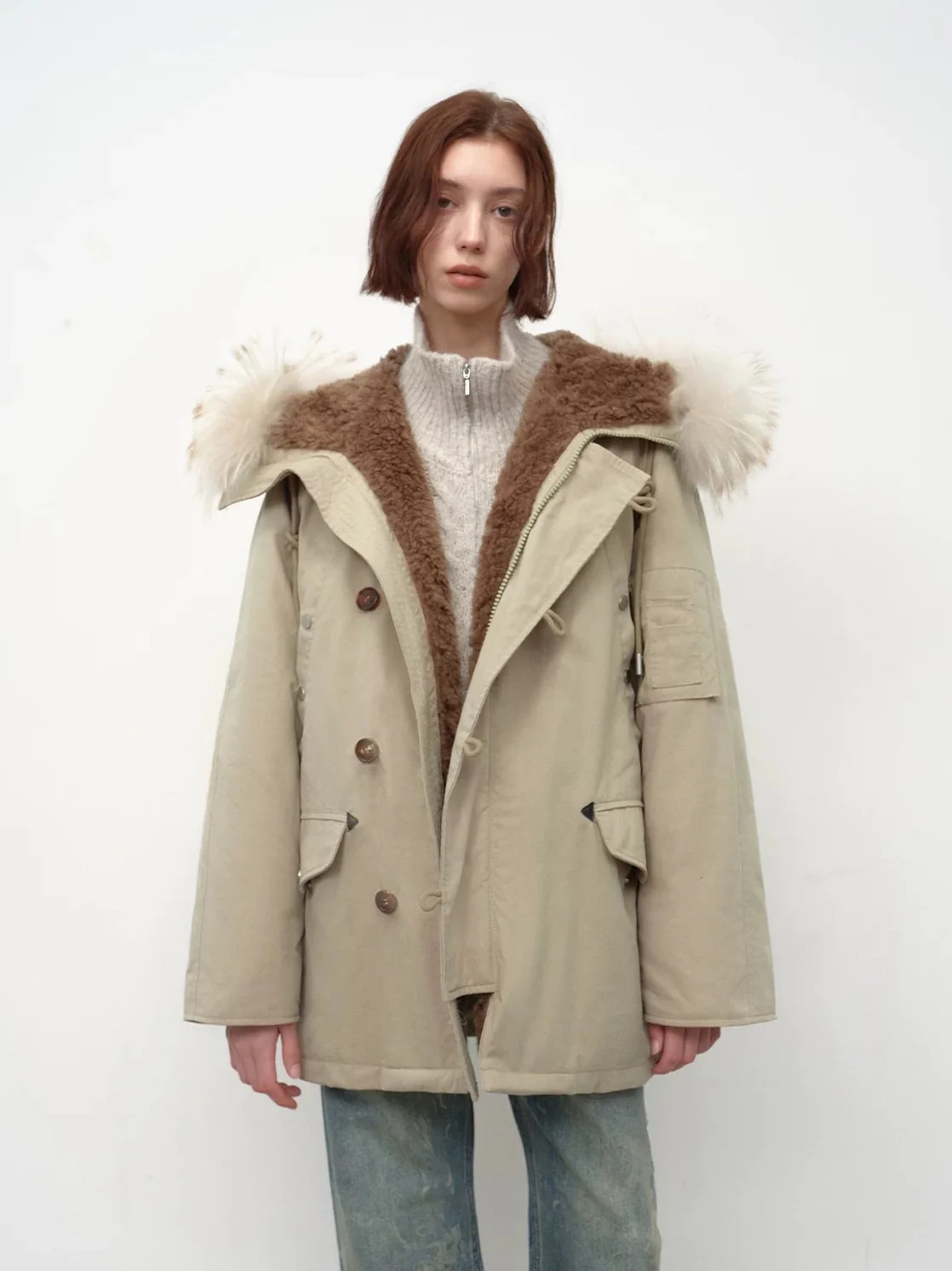 Shearling Hood Parka - Image 10