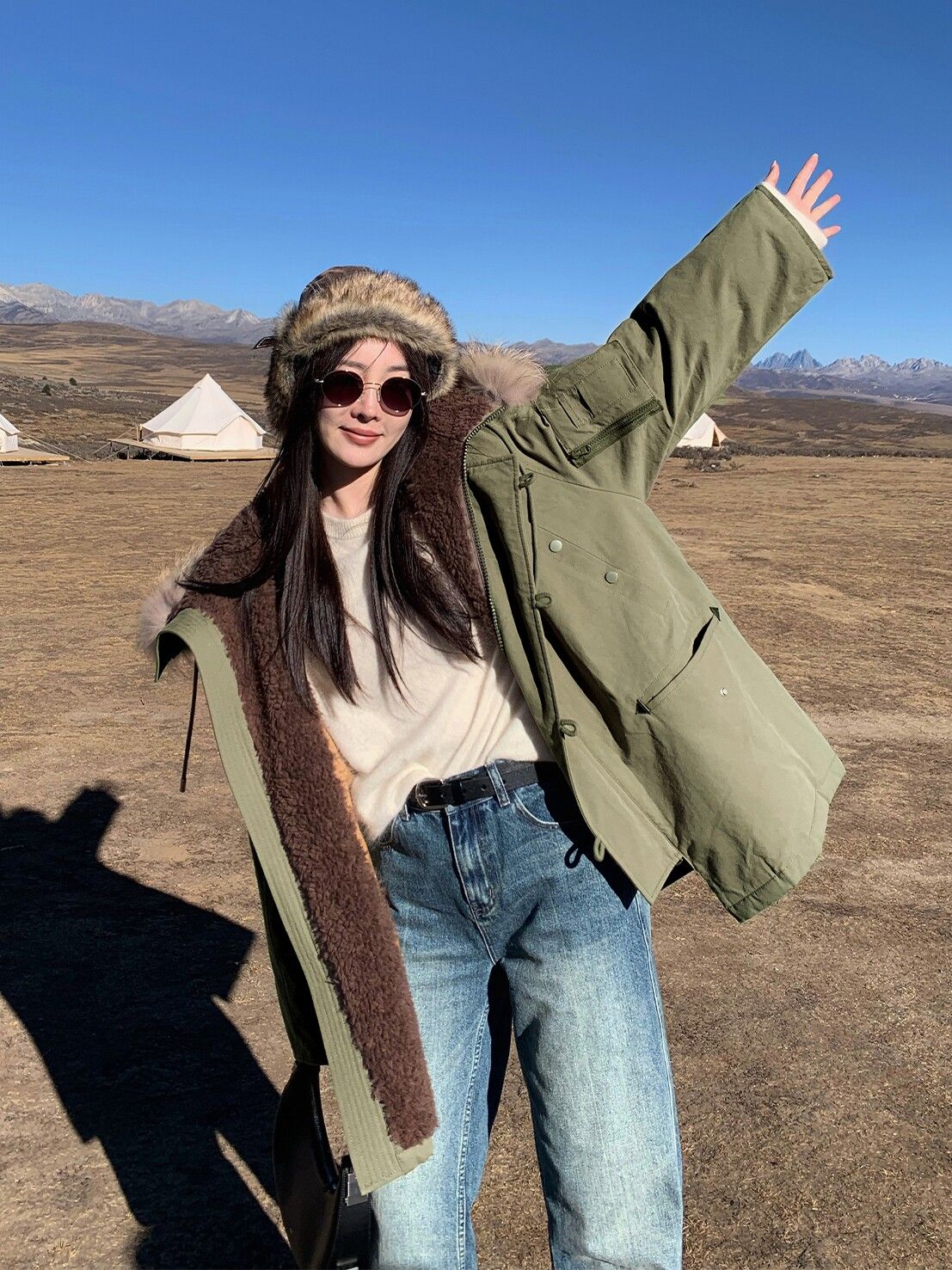 Shearling Hood Parka - Image 2