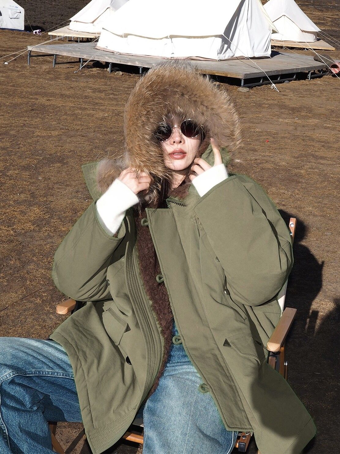 Shearling Hood Parka - Image 3