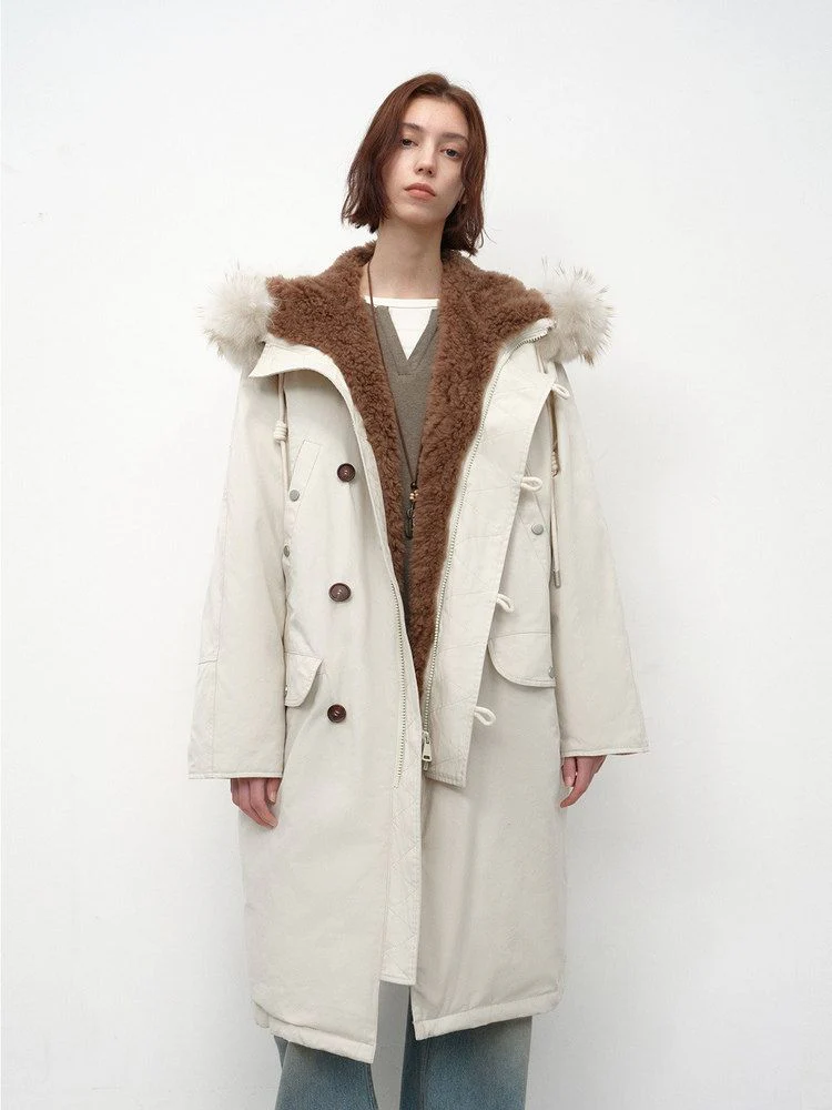 Shearling Hooded Parka - Image 2