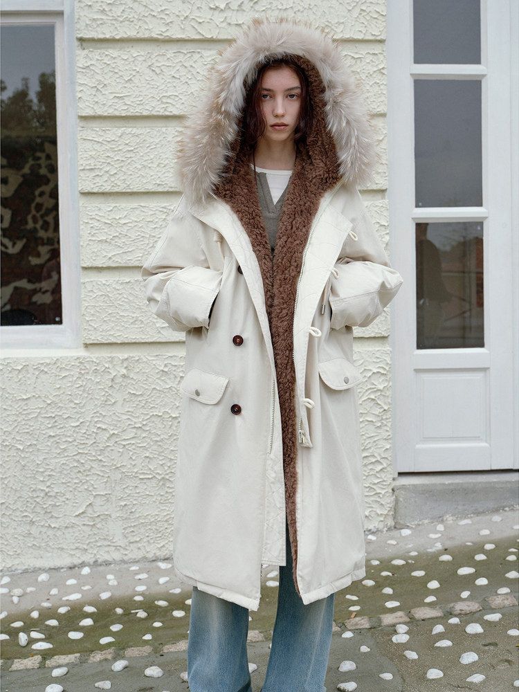 Shearling Hooded Parka - Image 3