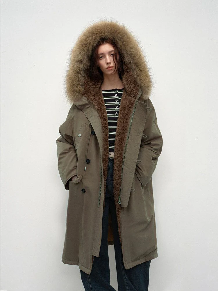 Shearling Hooded Parka - Image 5