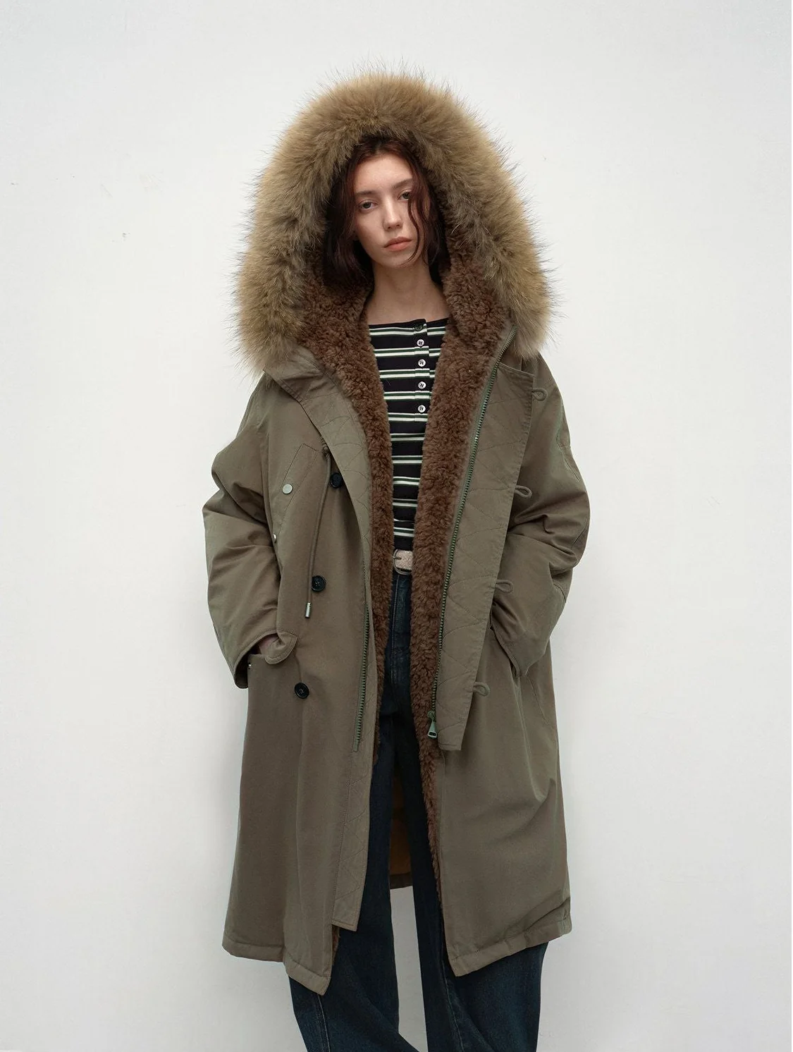 Shearling Hooded Parka - Image 7