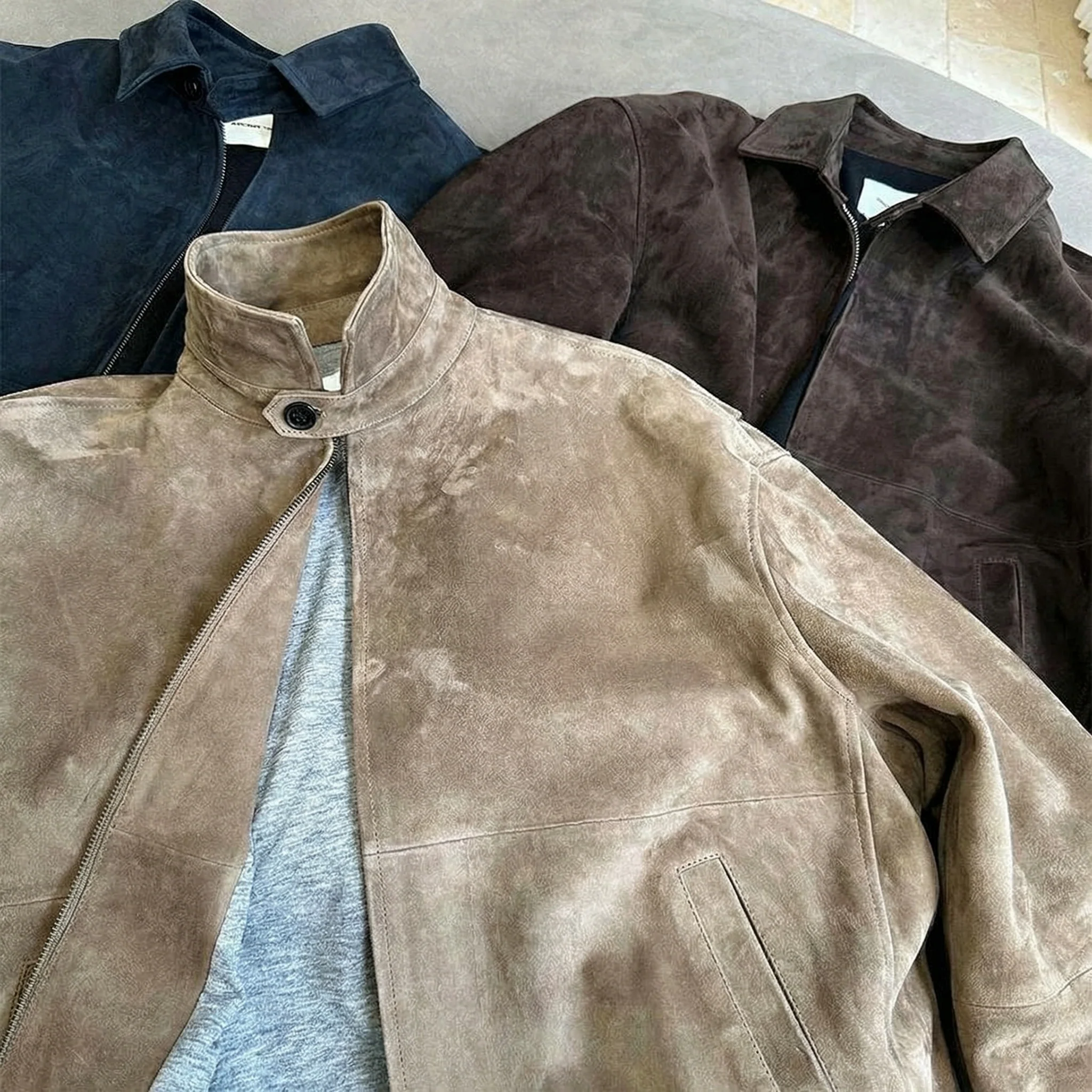 Shearling Leather Jacket - Image 5
