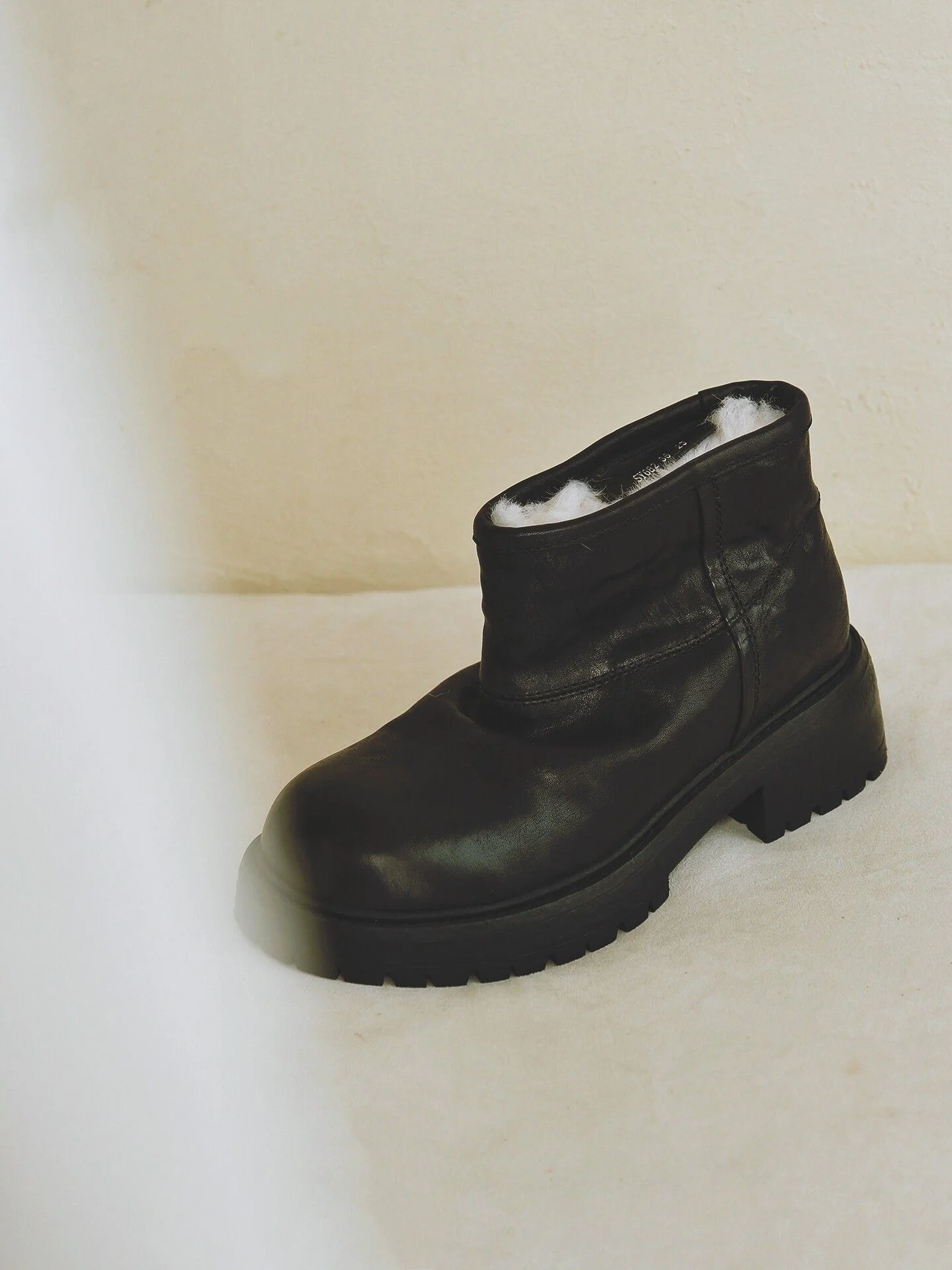 Shearling Lug Boots - Image 2