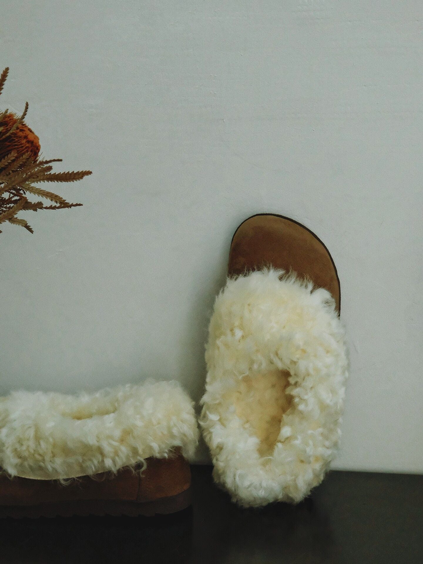 Shearling Mule Slippers - Image 6