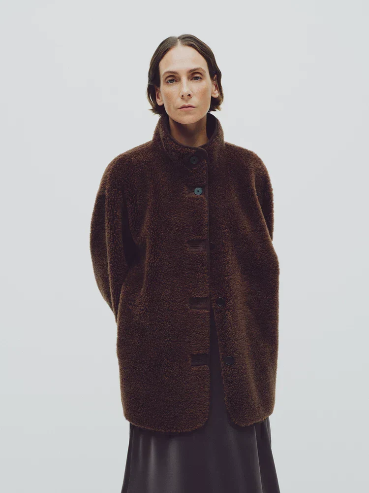 Shearling Snap Jacket - Image 2