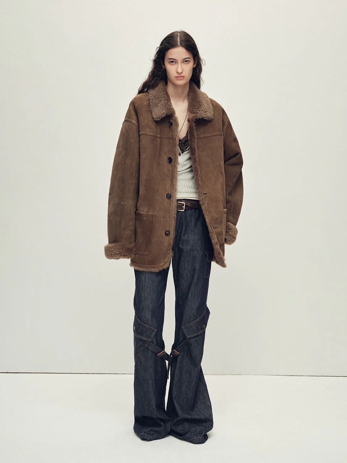 Shearling Trim Jacket - Image 5