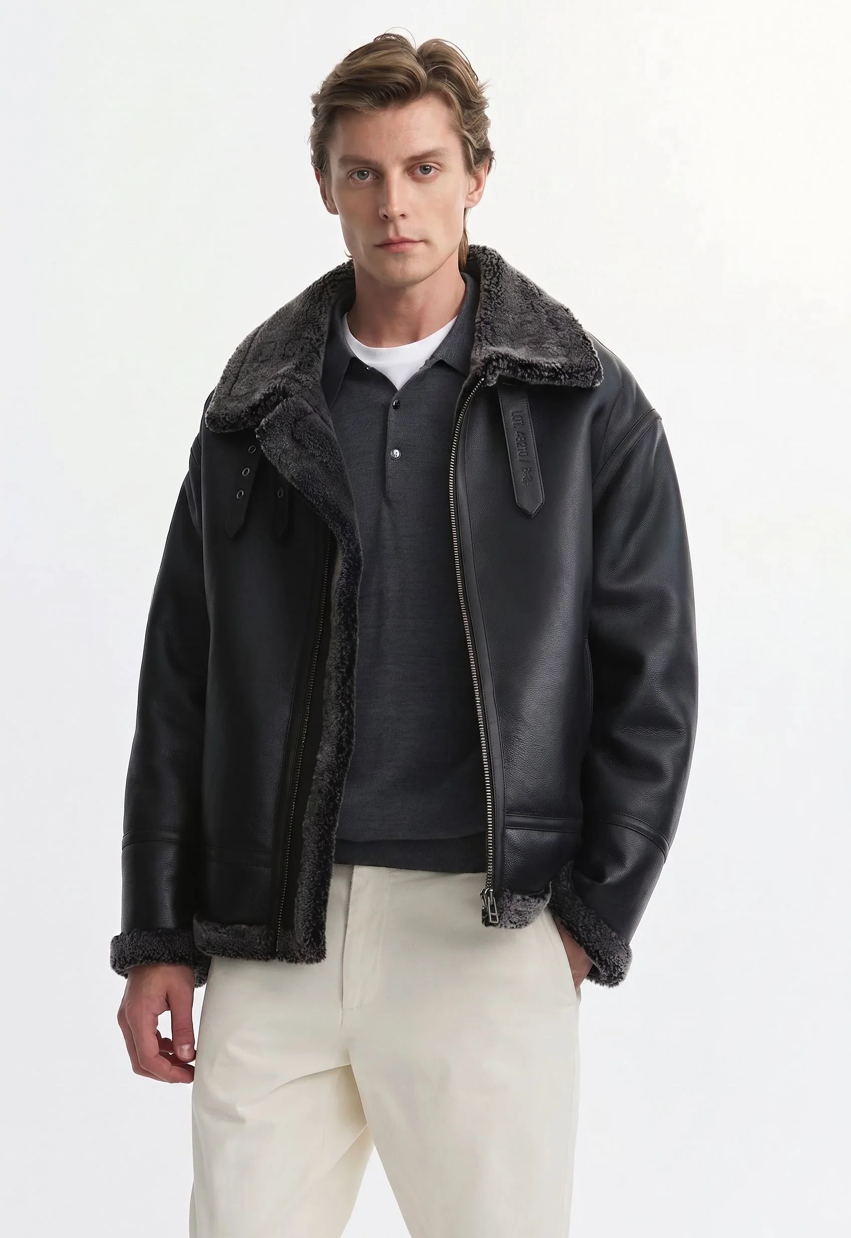 Shearling-Trim Jacket - Image 2