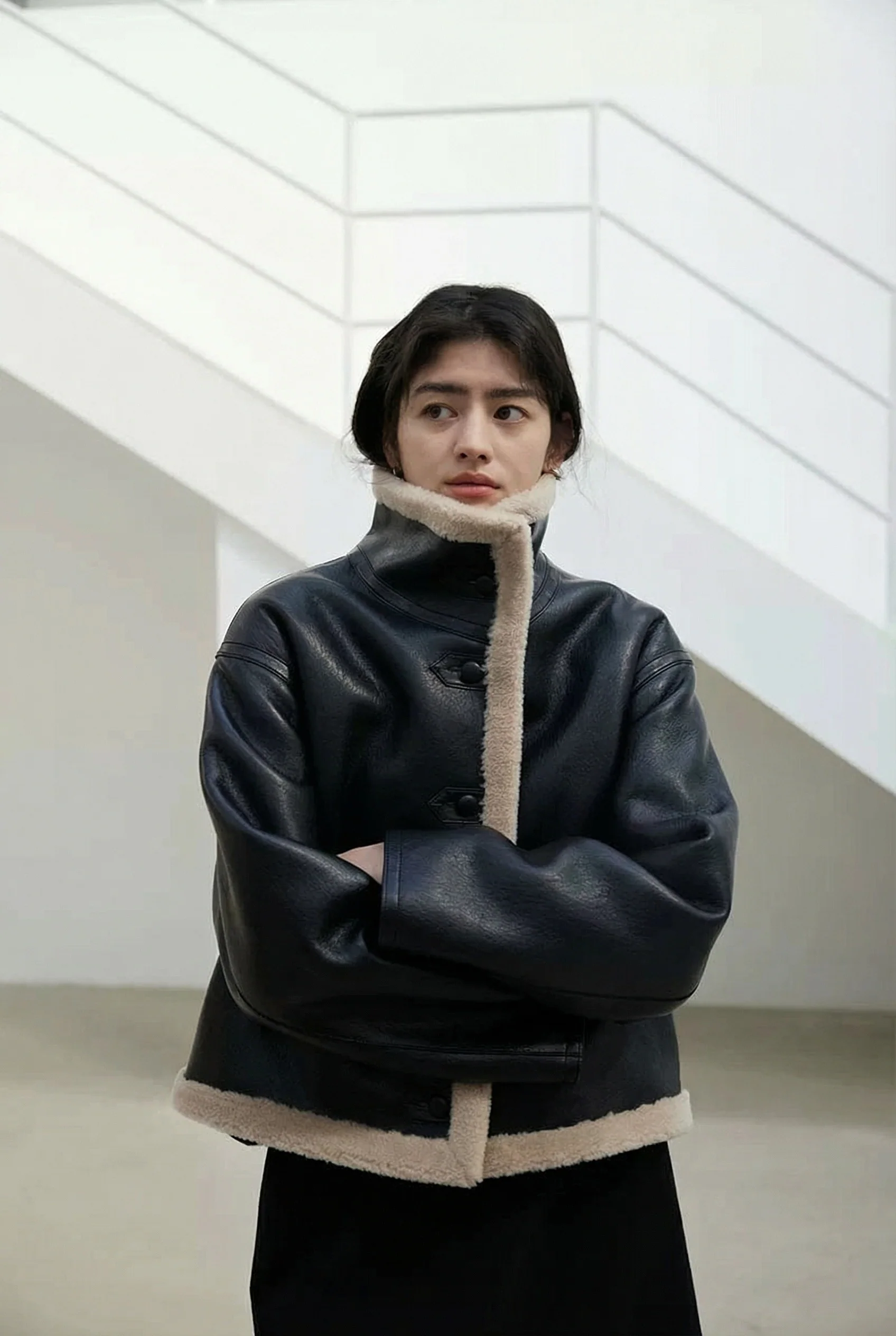 Shearling-Trim Jacket - Image 6