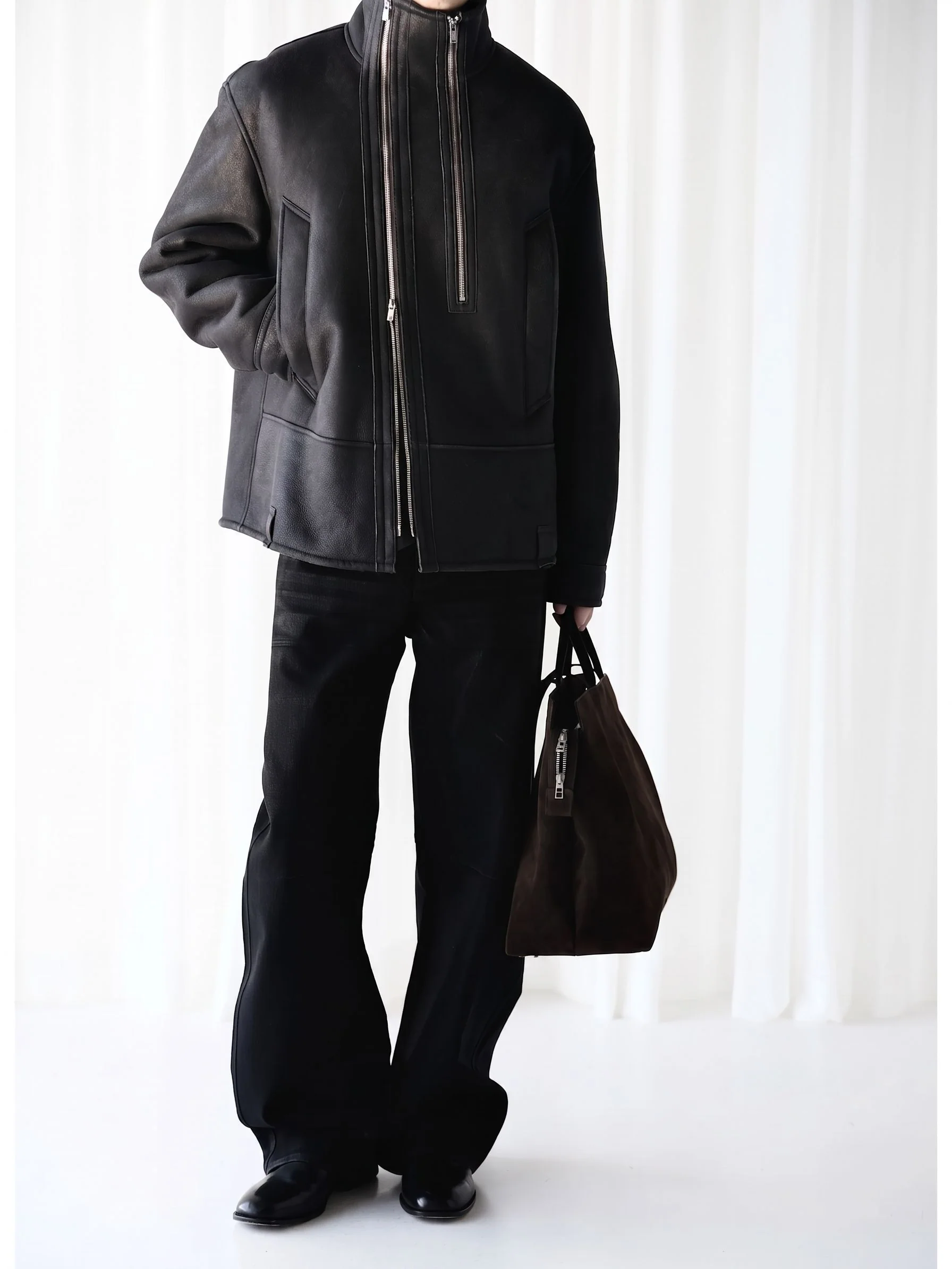 Shearling Zip Jacket