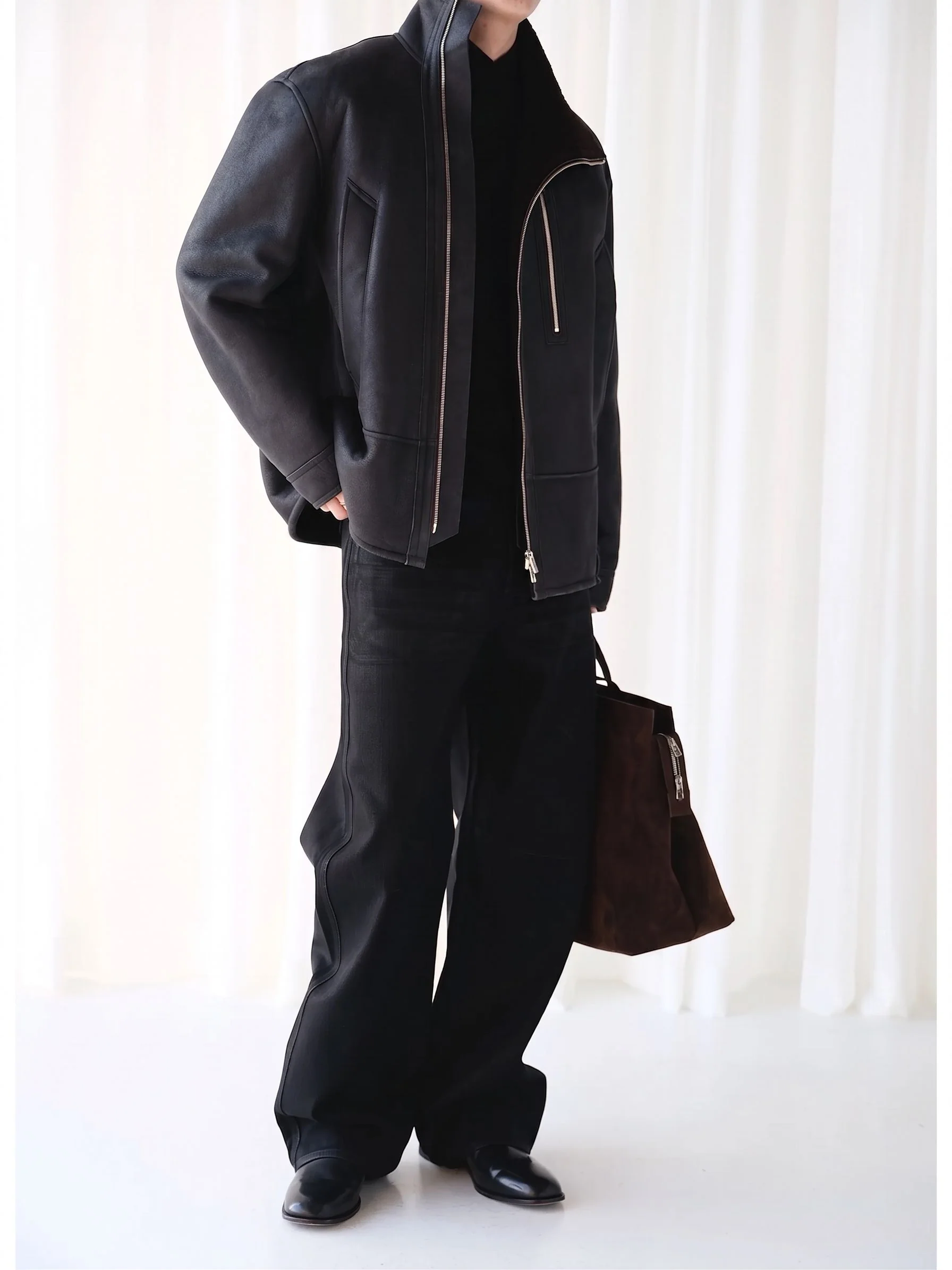 Shearling Zip Jacket - Image 2