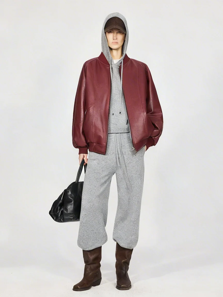 Sheepskin Bomber Jacket - Image 2