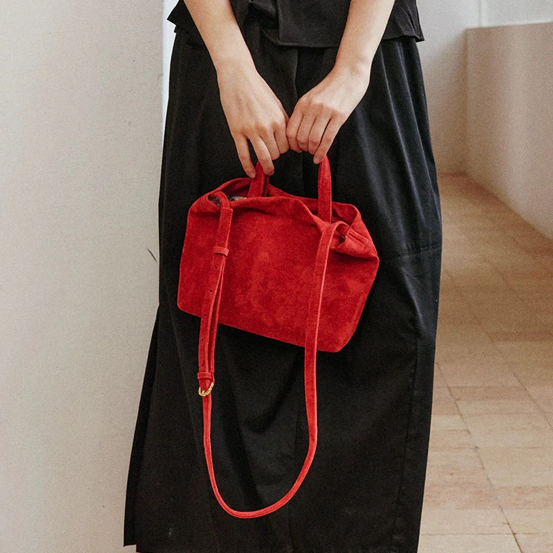 Sheepskin Bucket Tote Bag - Image 6