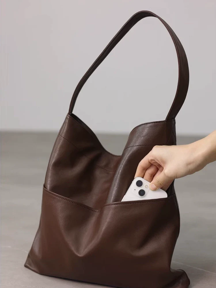 Sheepskin Soft Shoulder Tote