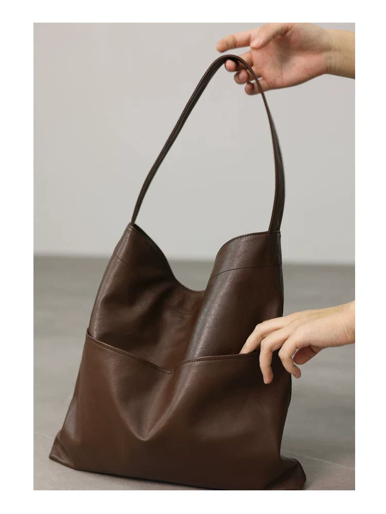 Sheepskin Soft Shoulder Tote - Image 5