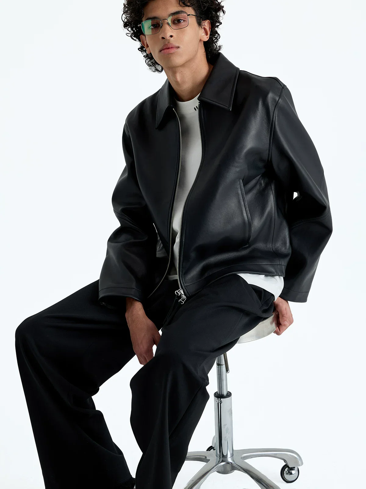 Sheepskin Zip Jacket