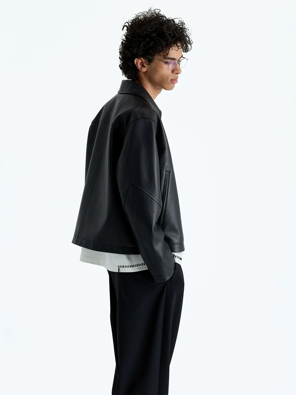 Sheepskin Zip Jacket - Image 2