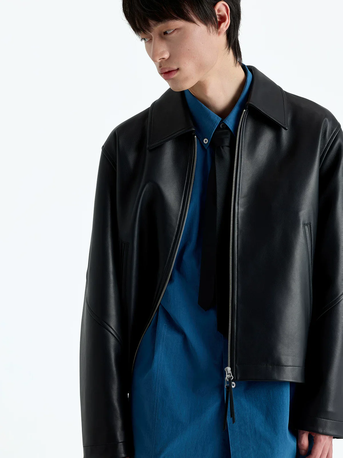 Sheepskin Zip Jacket - Image 4