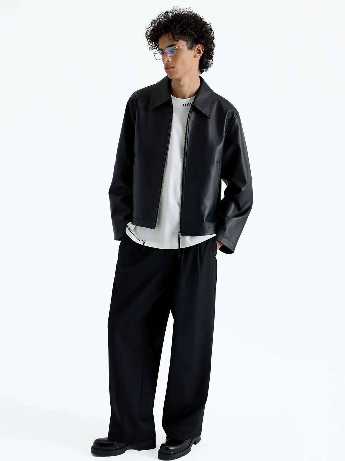 Sheepskin Zip Jacket - Image 5