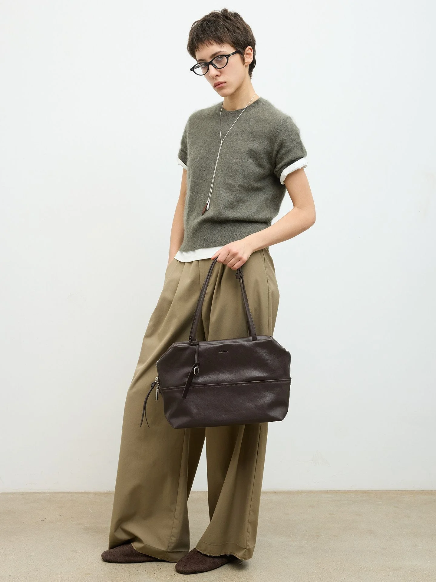Sheepskin Zip Tote - Image 4