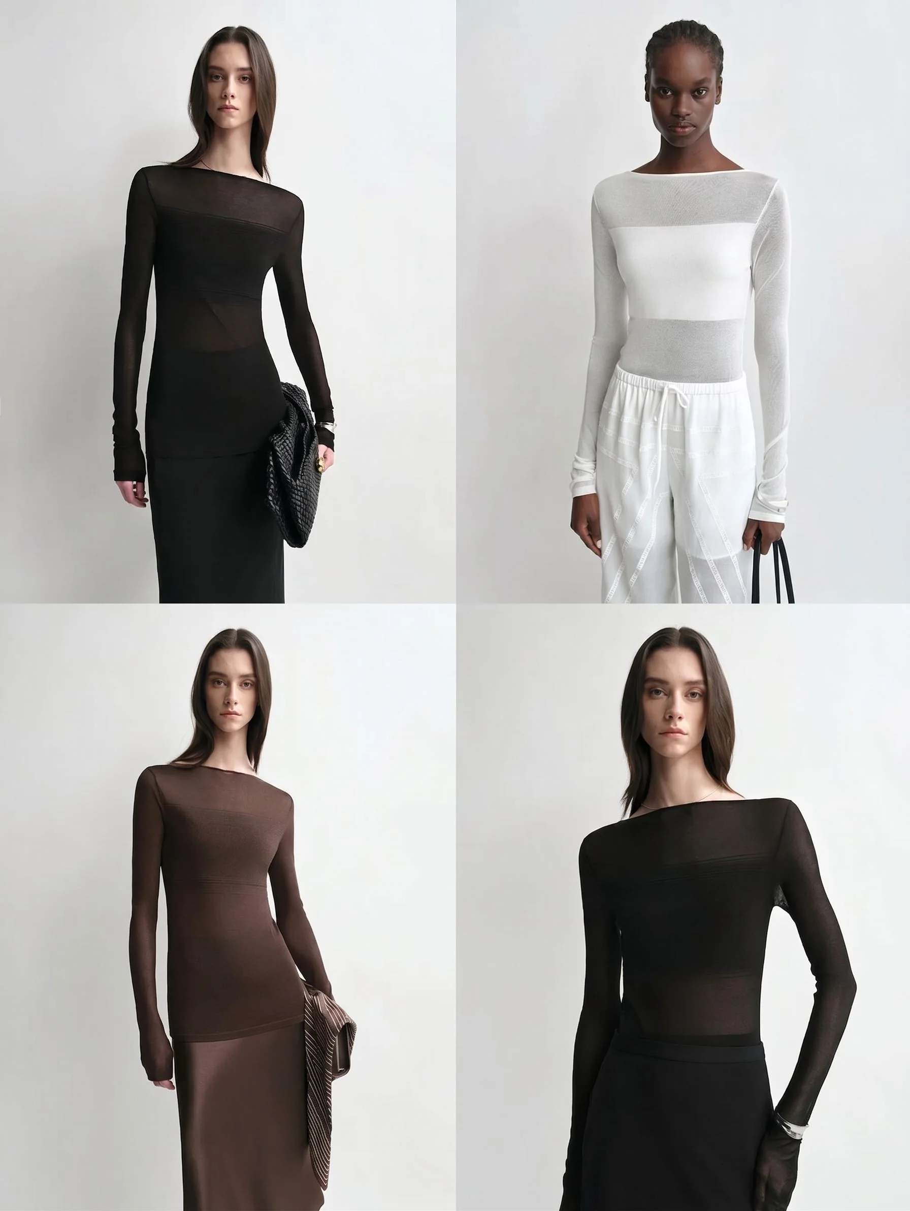 Sheer Boatneck Top - Image 2