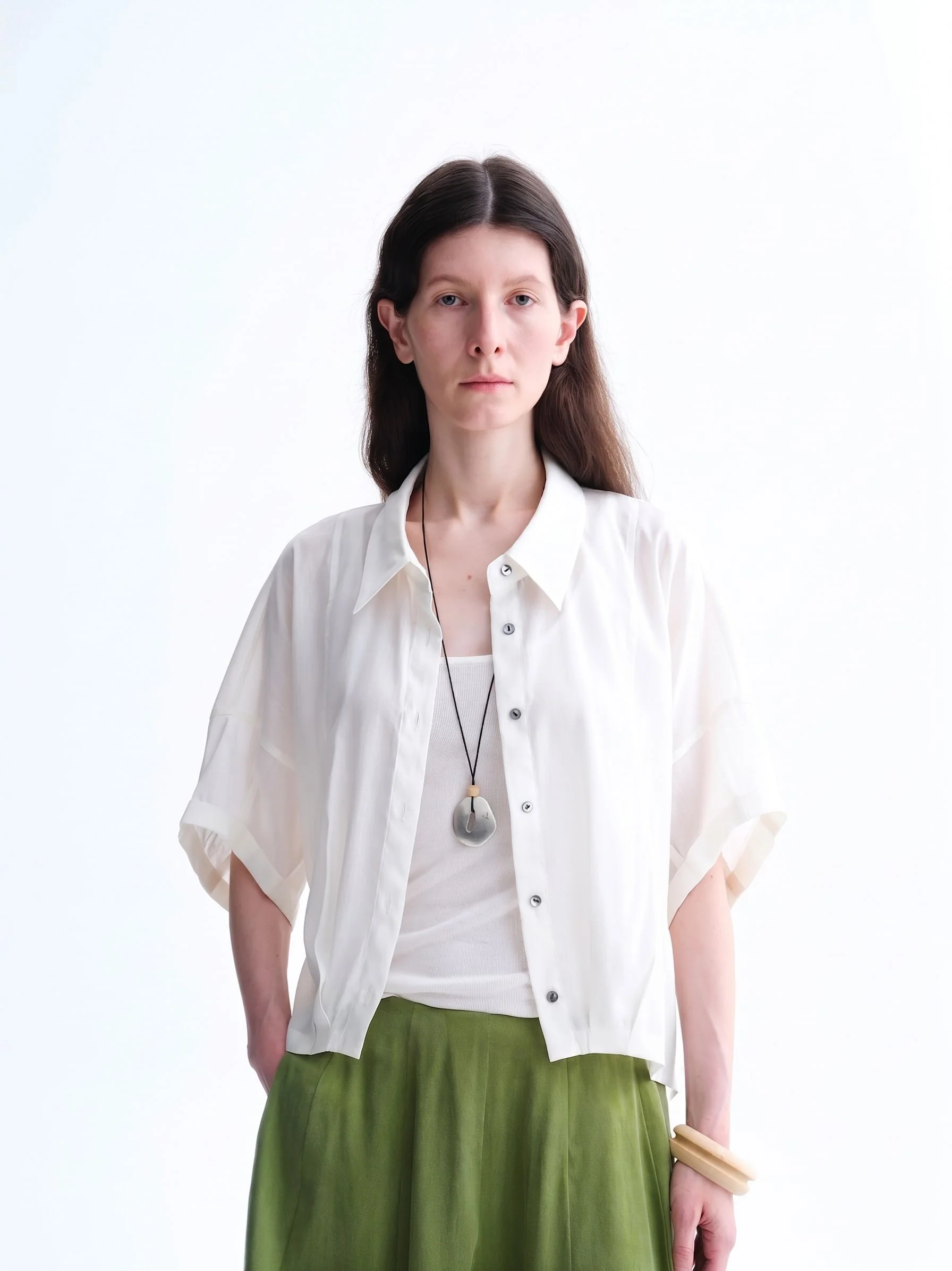 Sheer Boxy Shirt