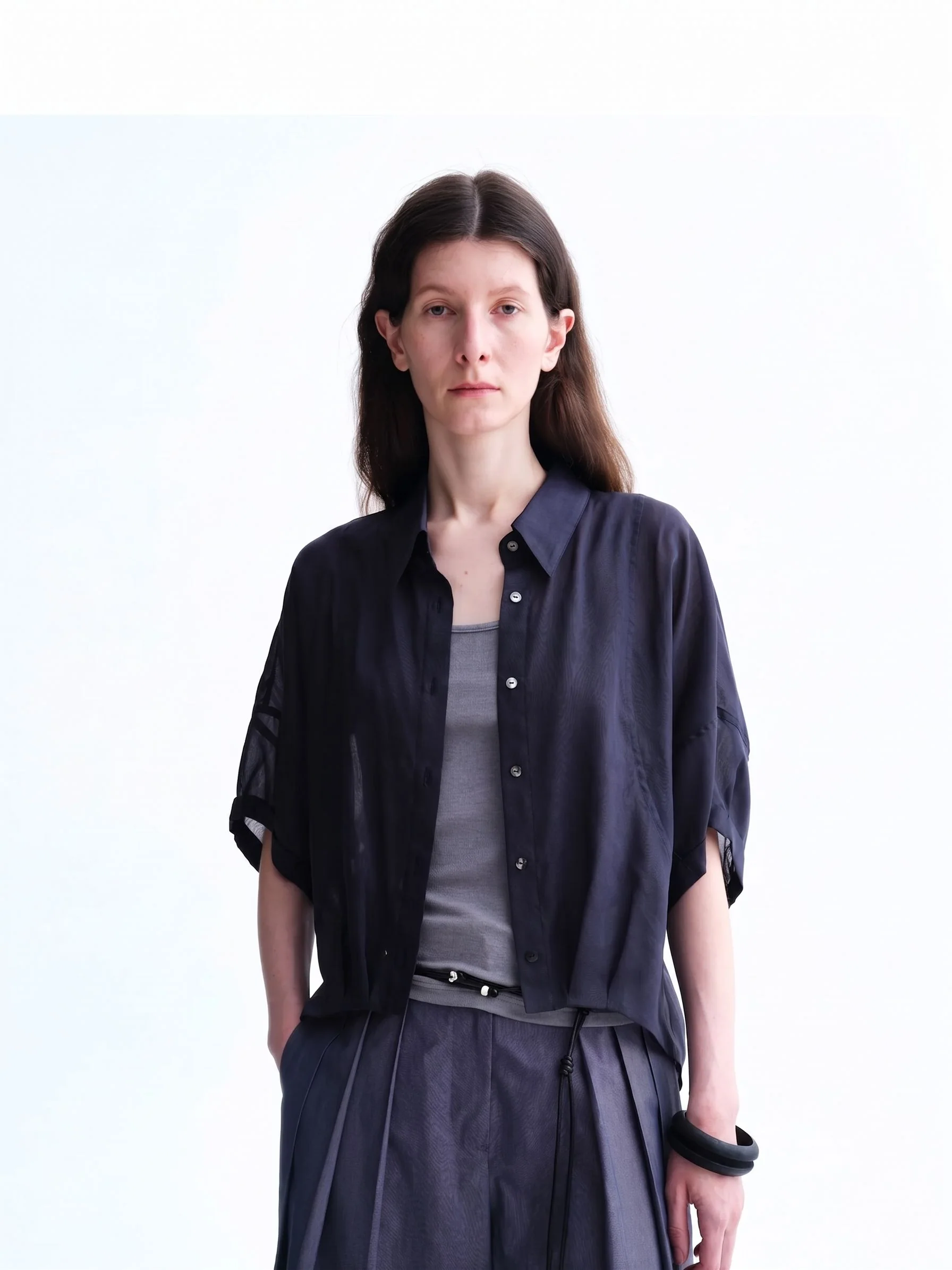 Sheer Boxy Shirt - Image 2