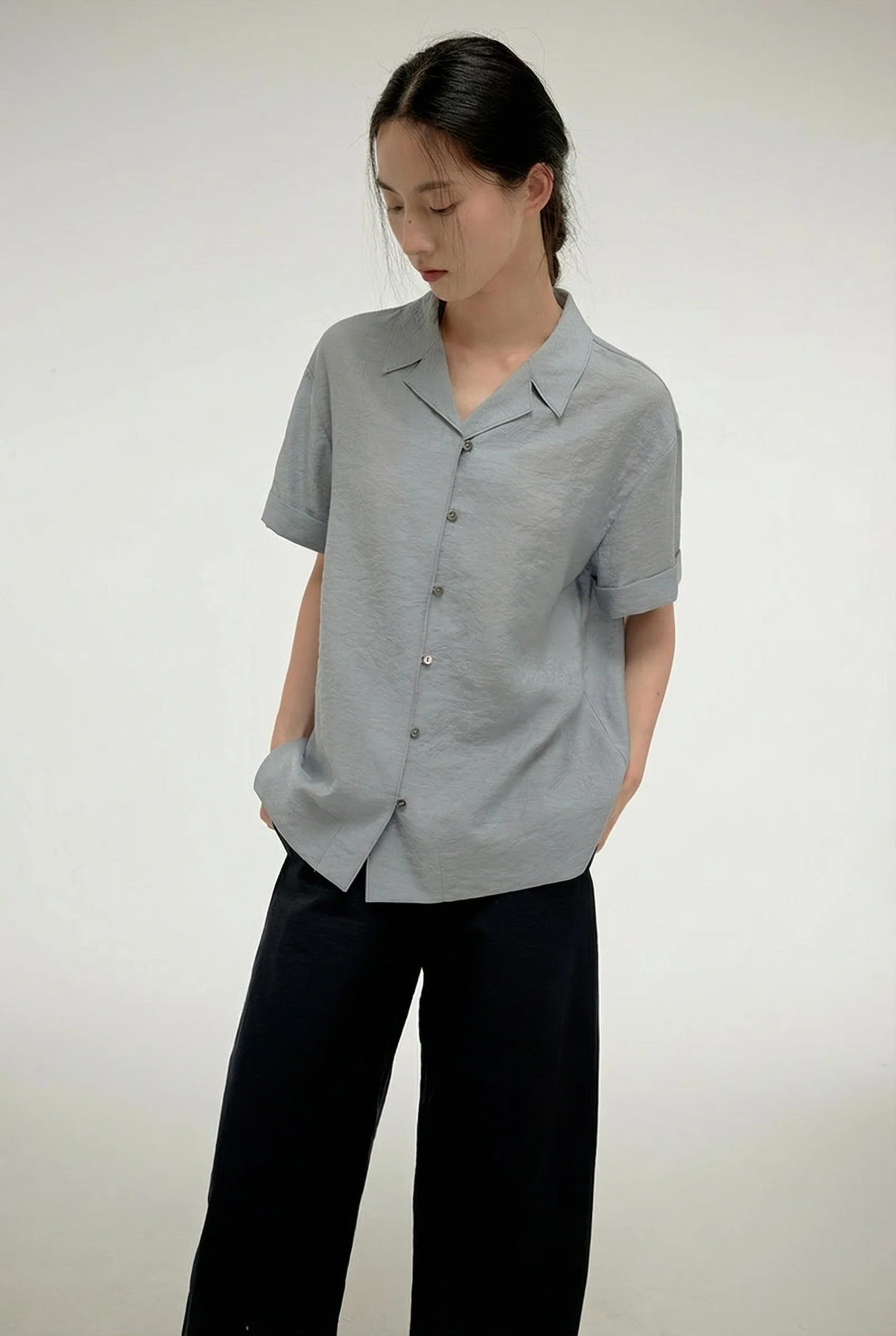 Sheer Camp-Collar Shirt - Image 3