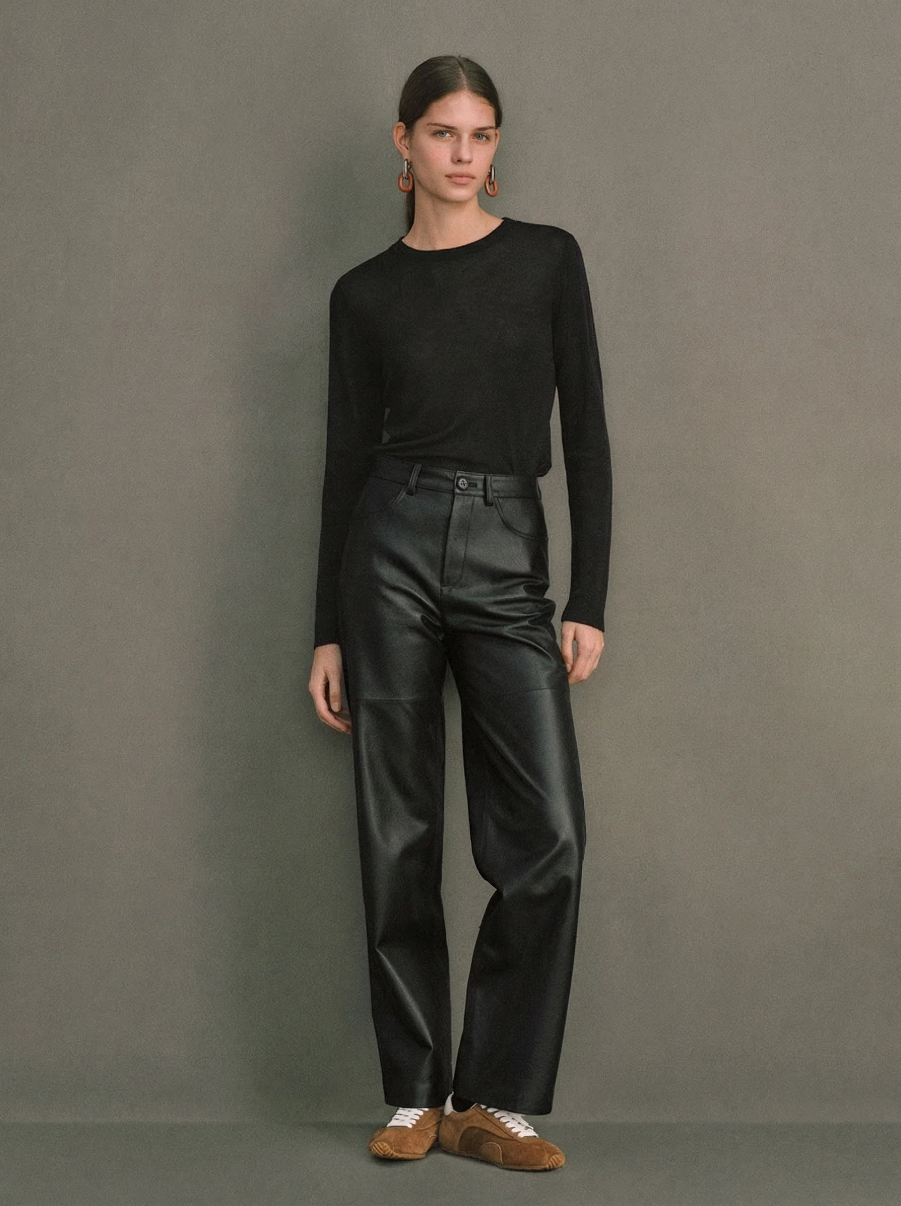 Sheer Crewneck Knit - Image 2
