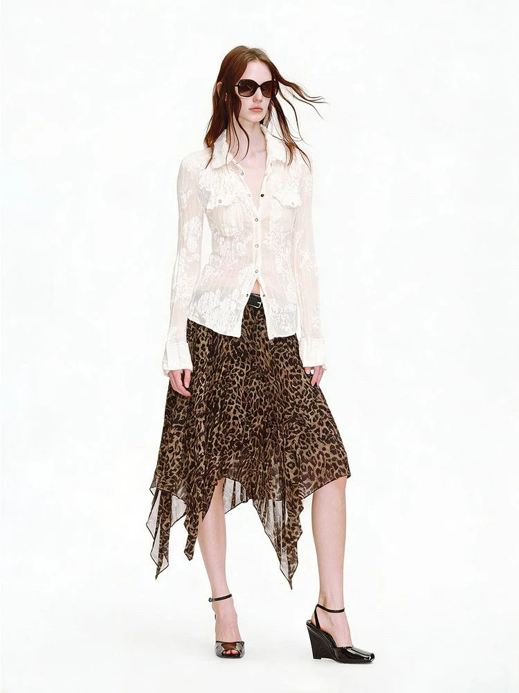 Sheer Floral Shirt - Image 5