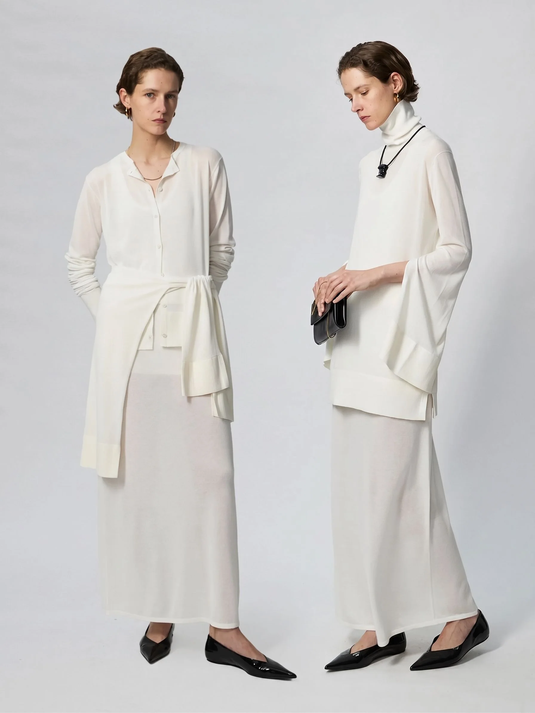 Sheer Knit Cardigan - Image 5