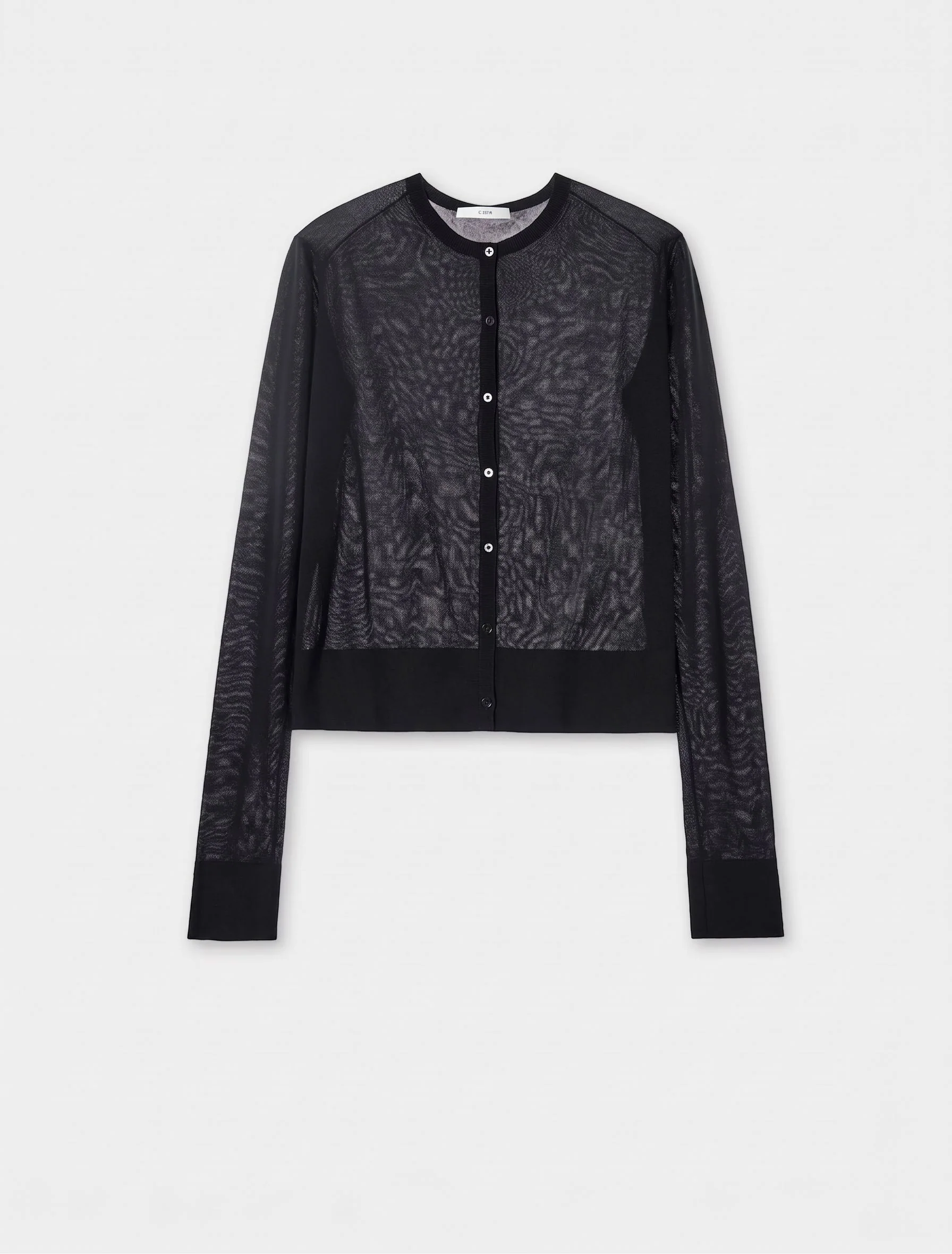 Sheer Knit Cardigan - Image 7