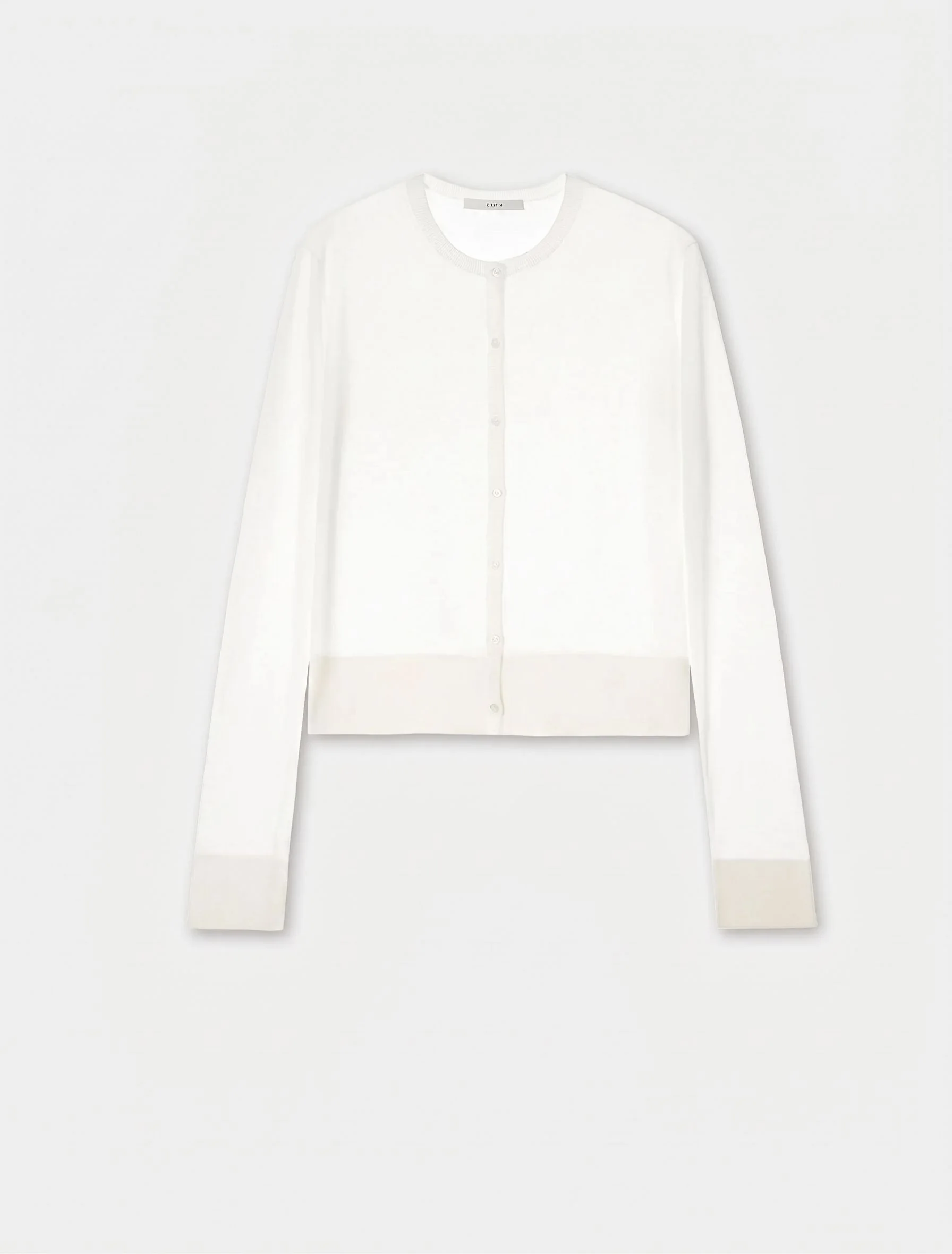 Sheer Knit Cardigan - Image 8