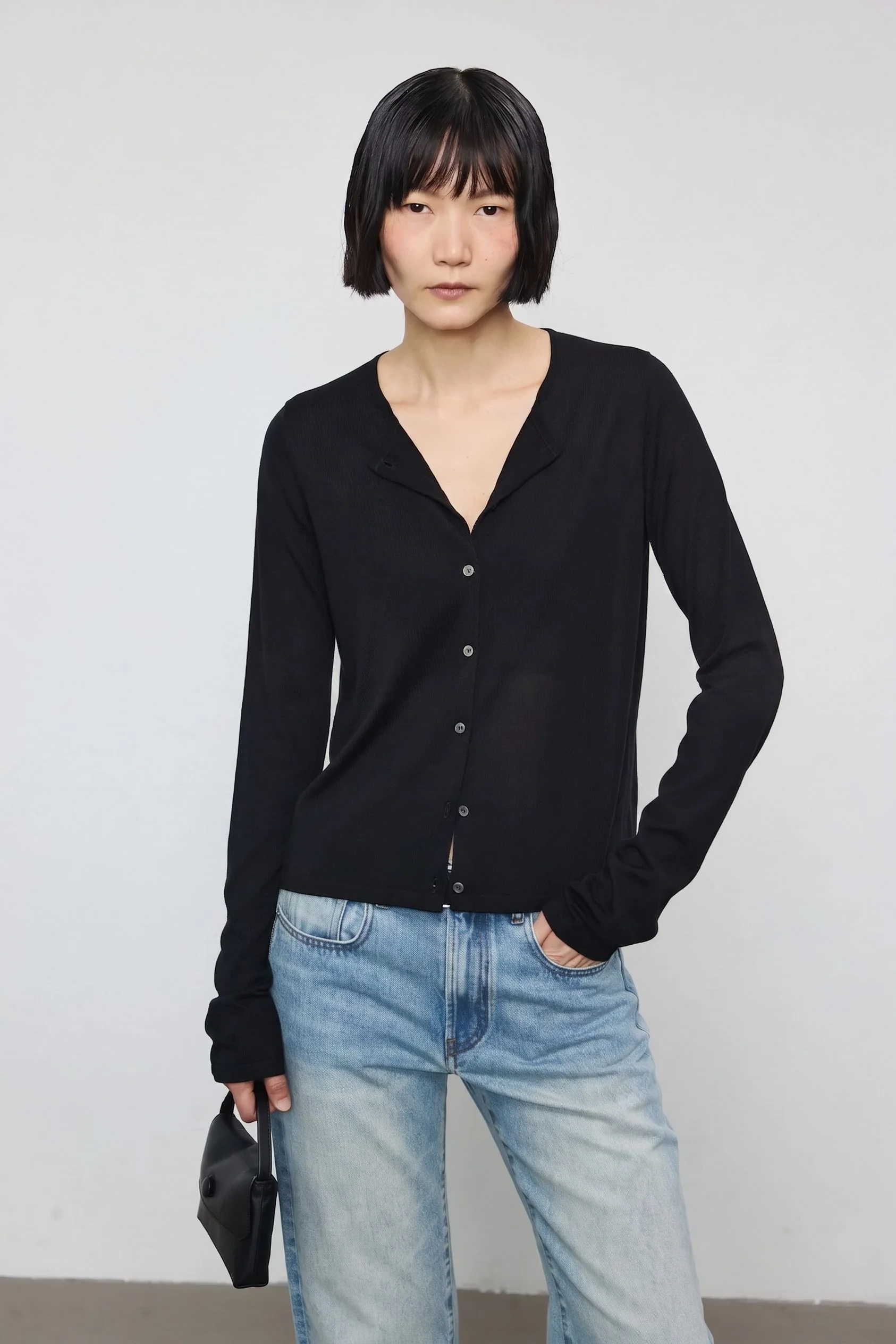 Sheer Knit Cardigan - Image 4