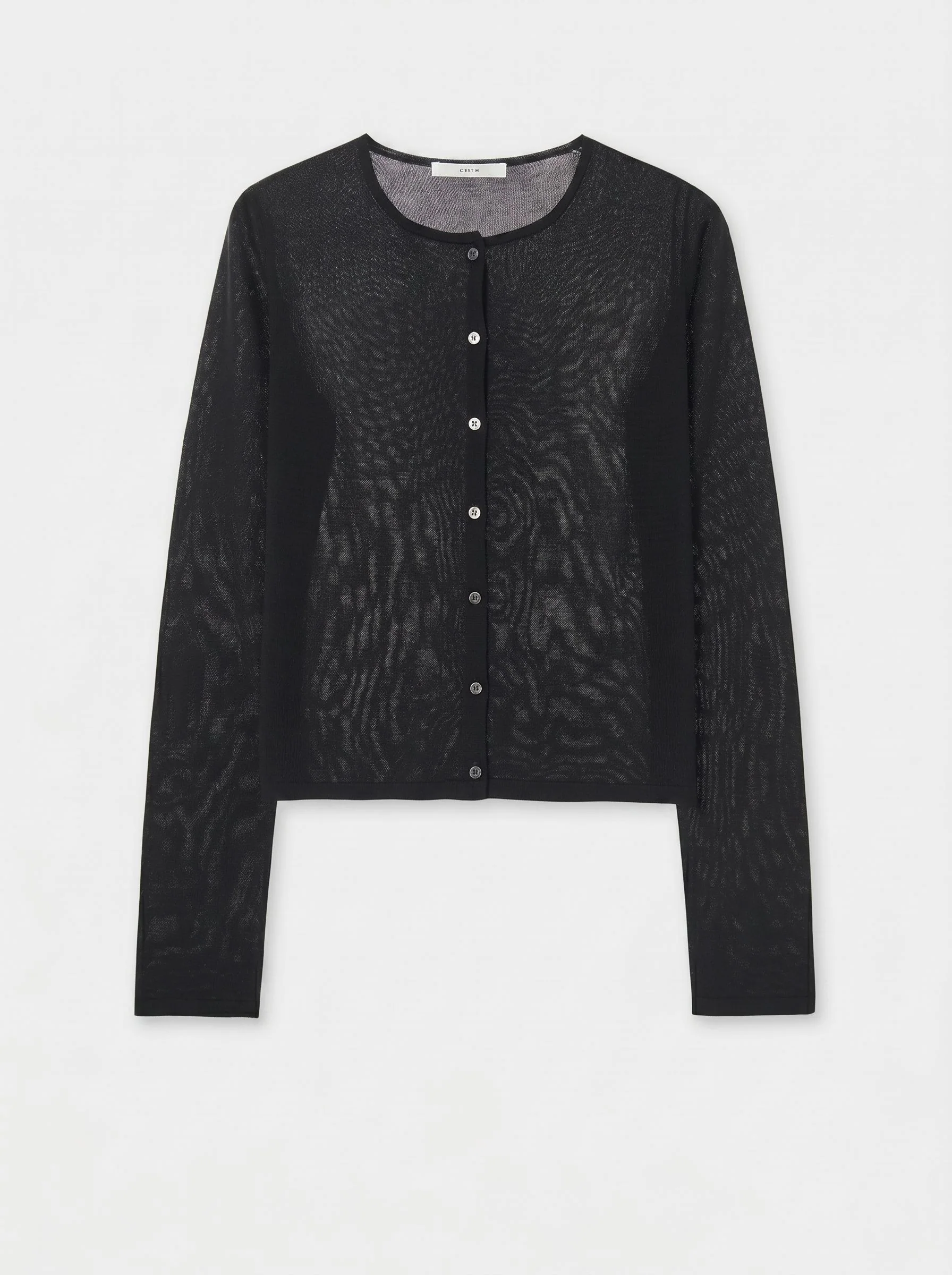 Sheer Knit Cardigan - Image 8