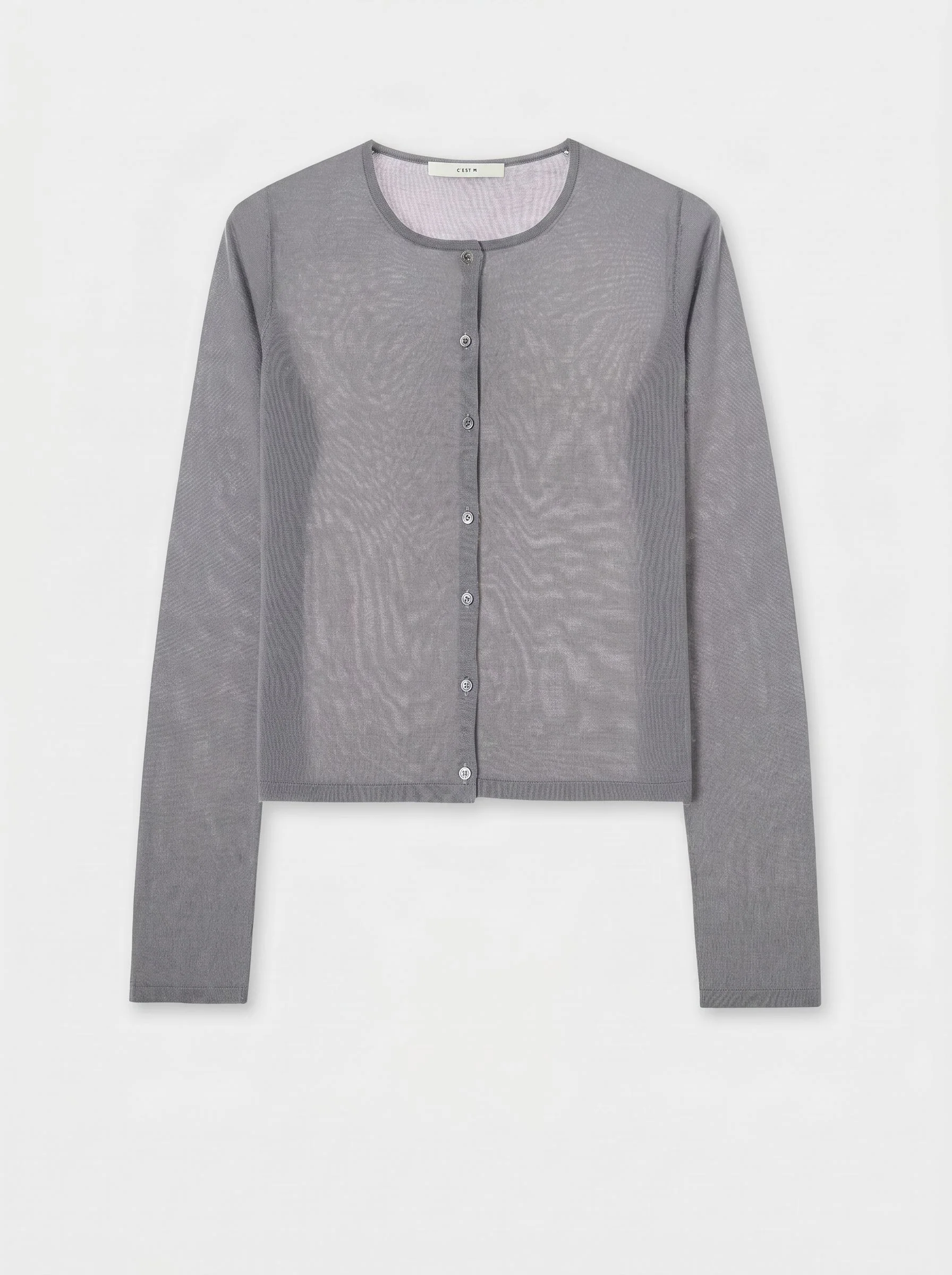 Sheer Knit Cardigan - Image 9